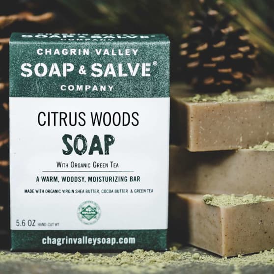 Chagrin Valley Citrus Woods Green Tea Soap