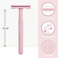 Bambaw Klassiek Metalen Scheermes Roze