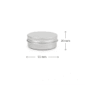 Eigen merk Aluminium blikje met deksel 30 ml