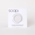 Soapi Soapi Magnetic Soap Holder Cream White