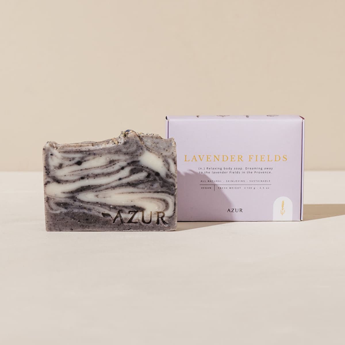 Azur Natural Bodycare Lavender Fields Zeep Bar