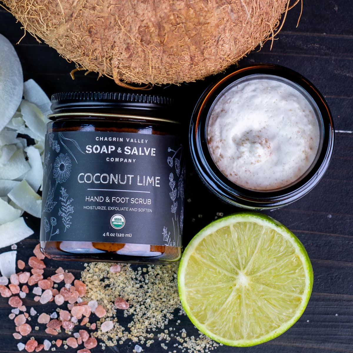 Chagrin Valley Coconut Lime Hand & Foot Sugar Scrub afbeelding
