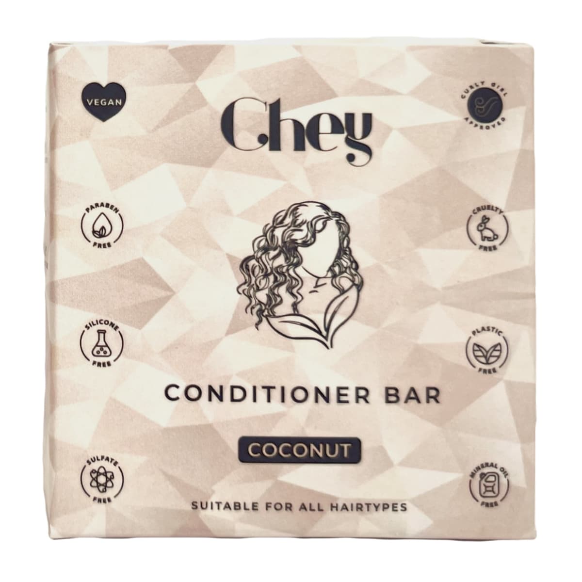 Chey Haircare Conditioner Bar Kokos afbeelding 1