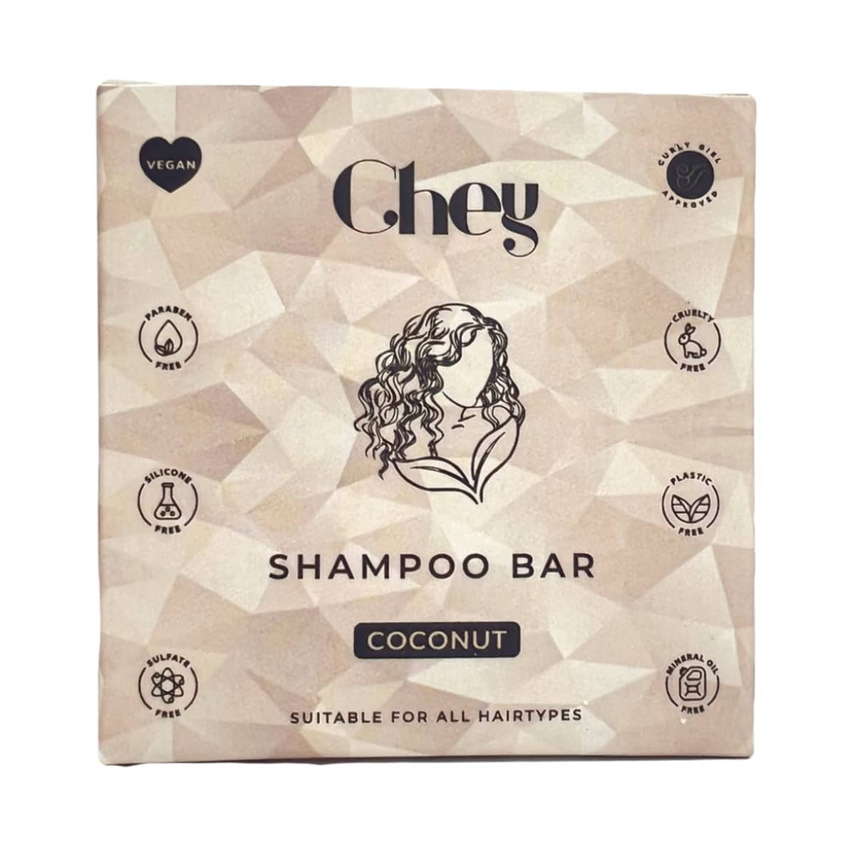 Chey Haircare Solid Shampoo Bar Kokos afbeelding 1