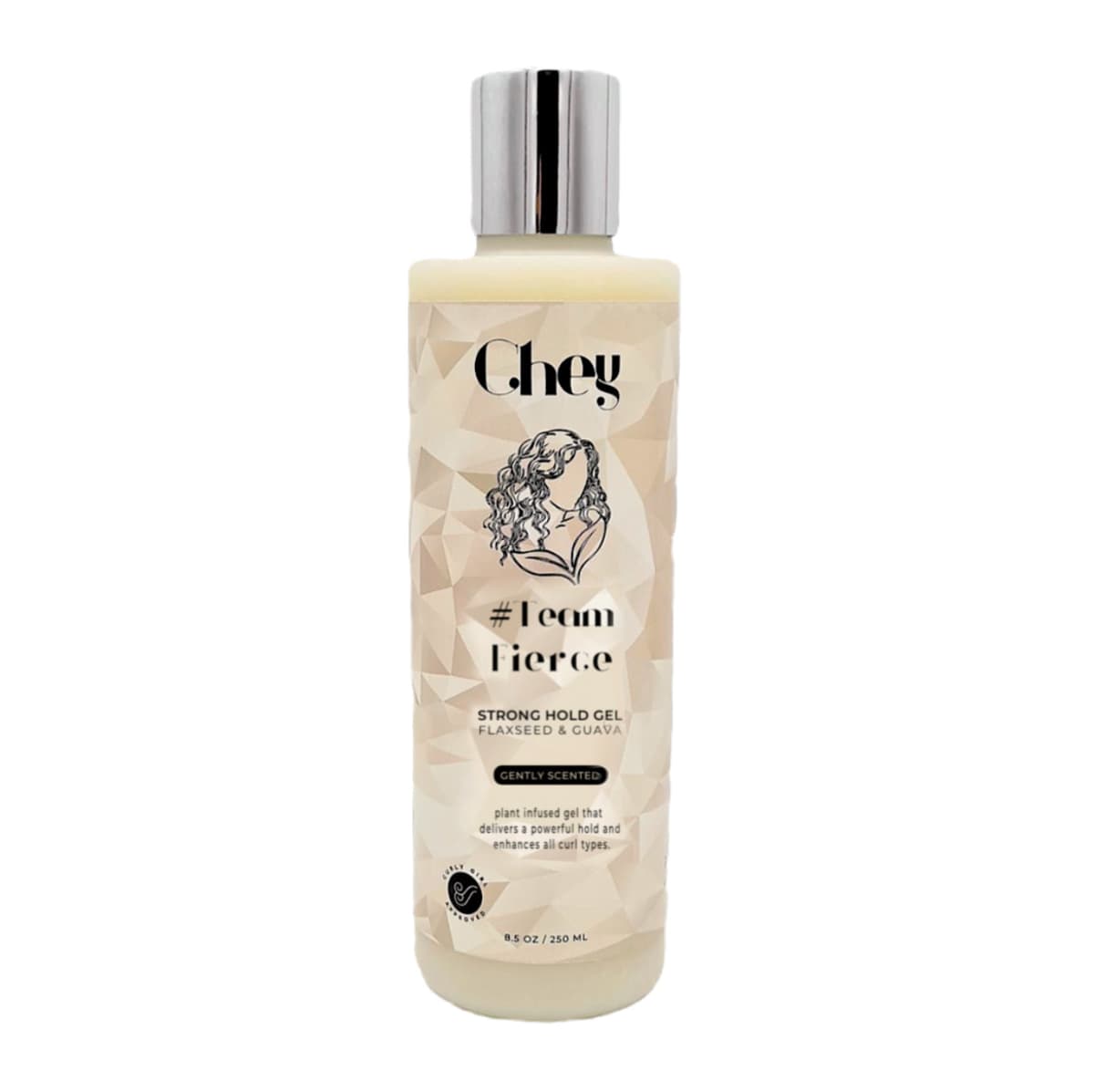 Chey Haircare Strong Hold Gel Flaxseed Guava Fragrance Free