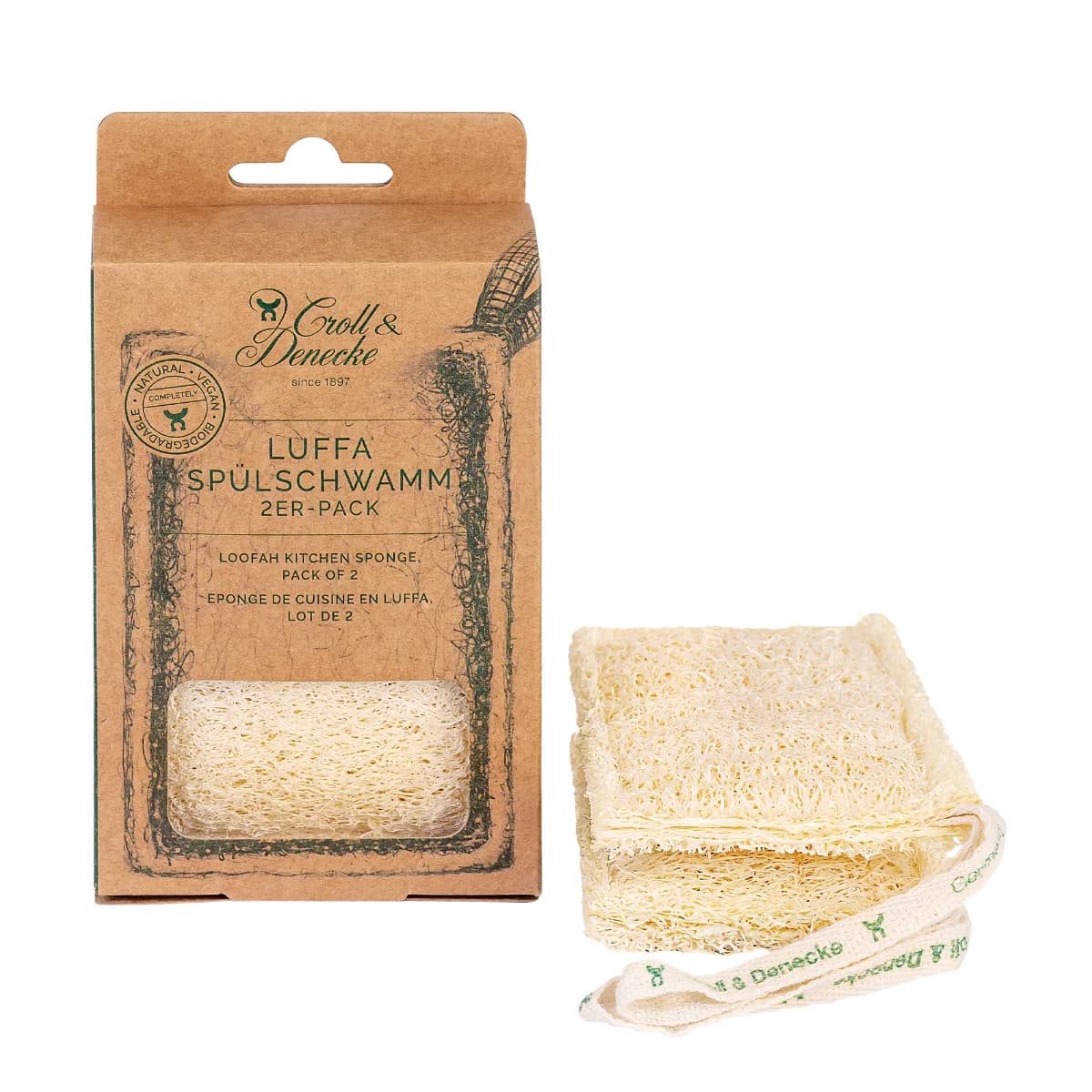 Croll & Denecke Loofah Schuur Spons afbeelding