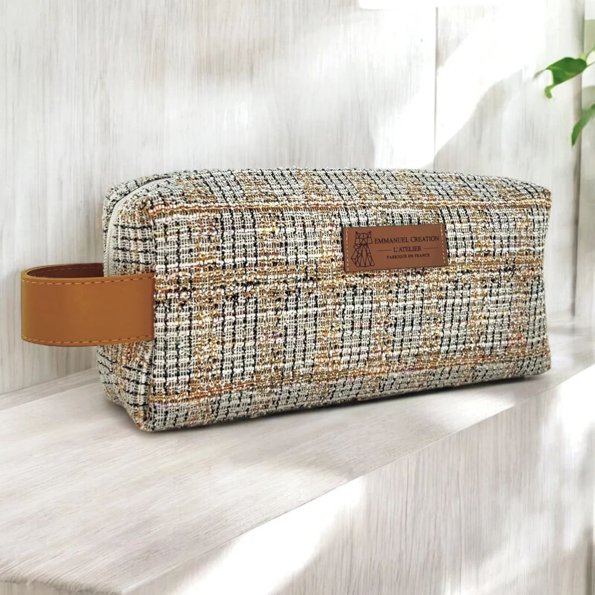 Emmanuel Creation Toilettas Coco Geel