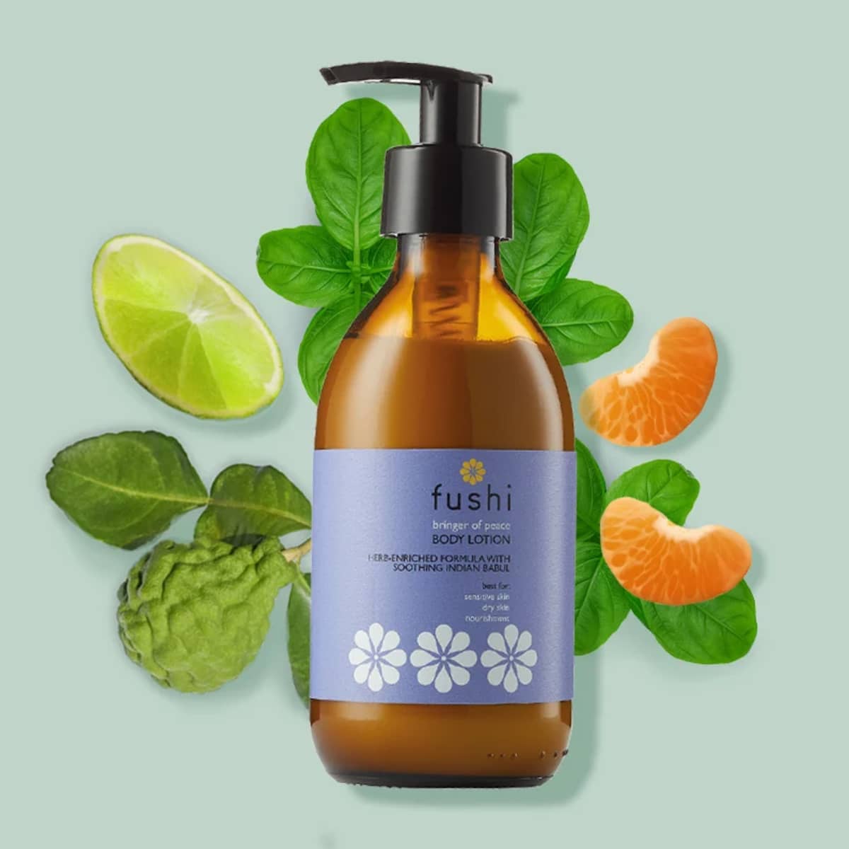 Fushi Bringer Of Peace Herbal Body Lotion For Sensitive Skin afbeelding