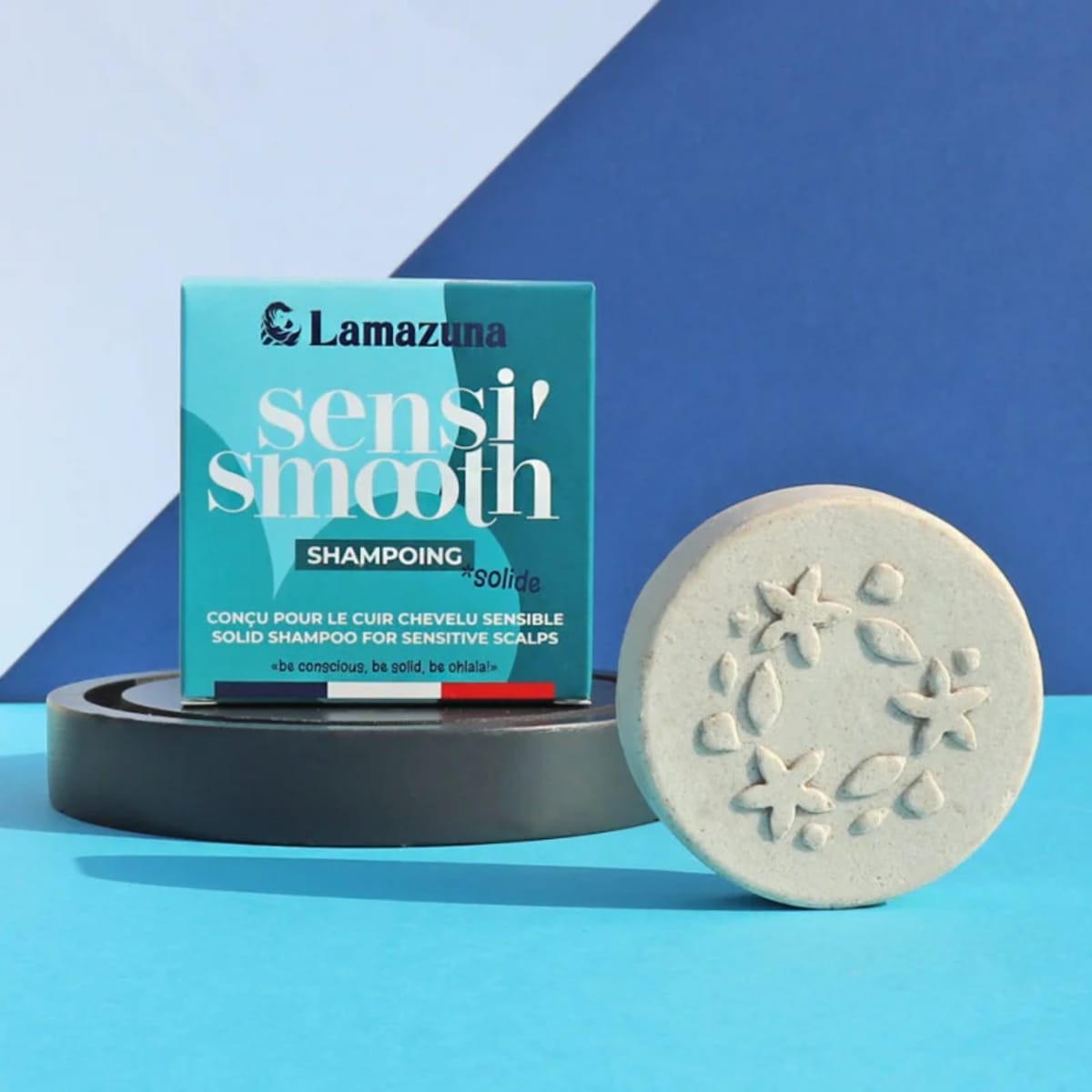 Lamazuna Sensi Smooth Shampoo Bar voor de gevoelige hoofdhuid afbeelding 1