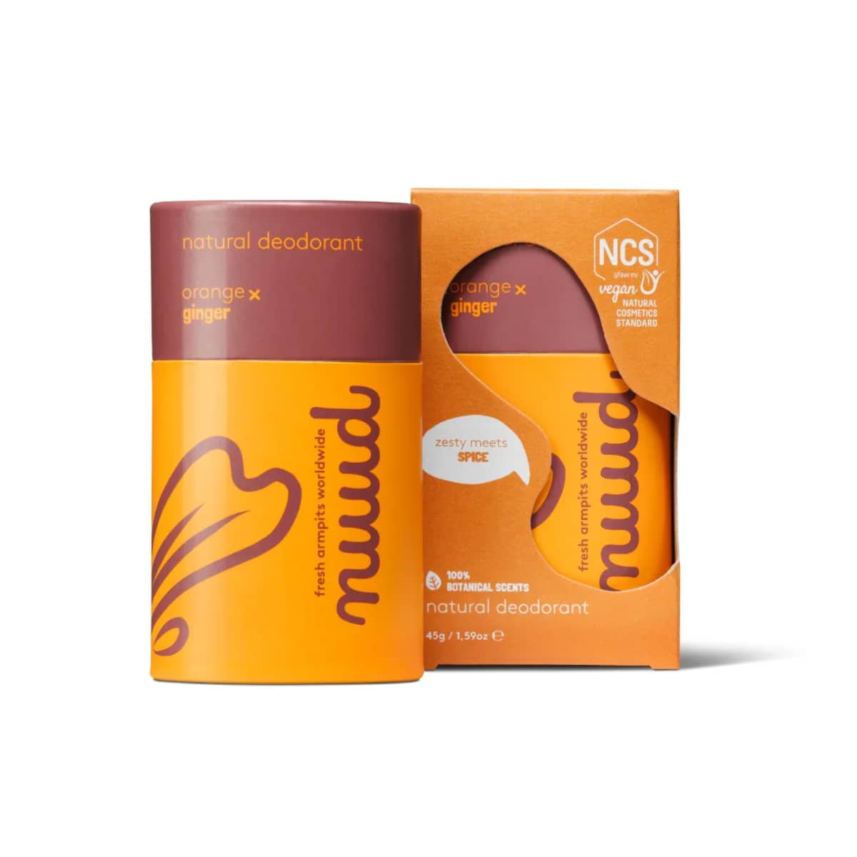 Nuud Sinaasappel x Gember Natuurlijke Vegan Deodorant Stick afbeelding
