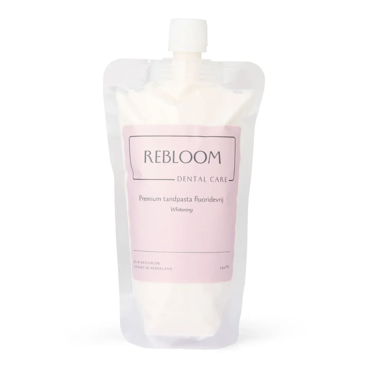 Rebloom Care Navulverpakking Premium Tandpasta Fluoridevrij Whitening