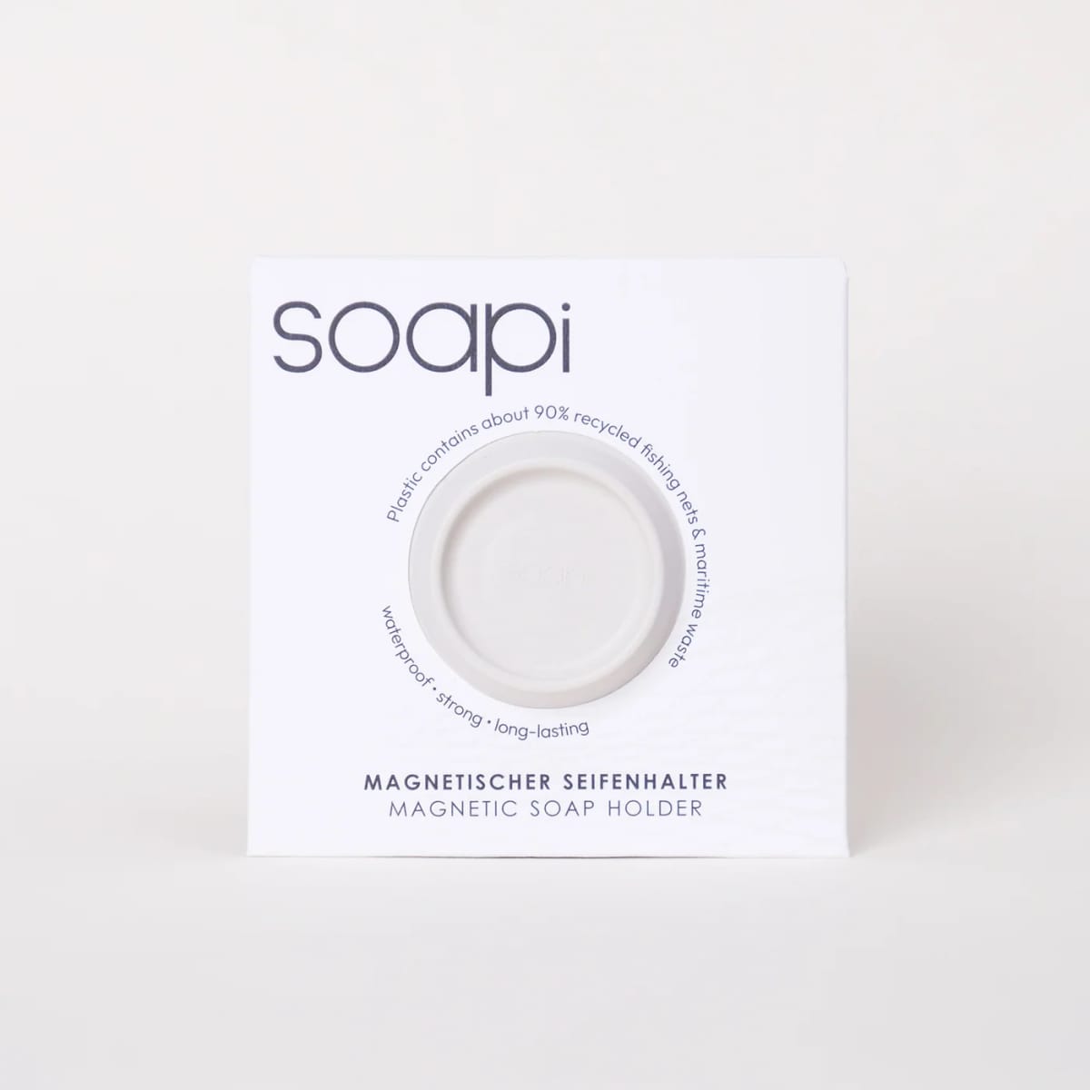 Soapi Soapi Magnetic Soap Holder Cream White