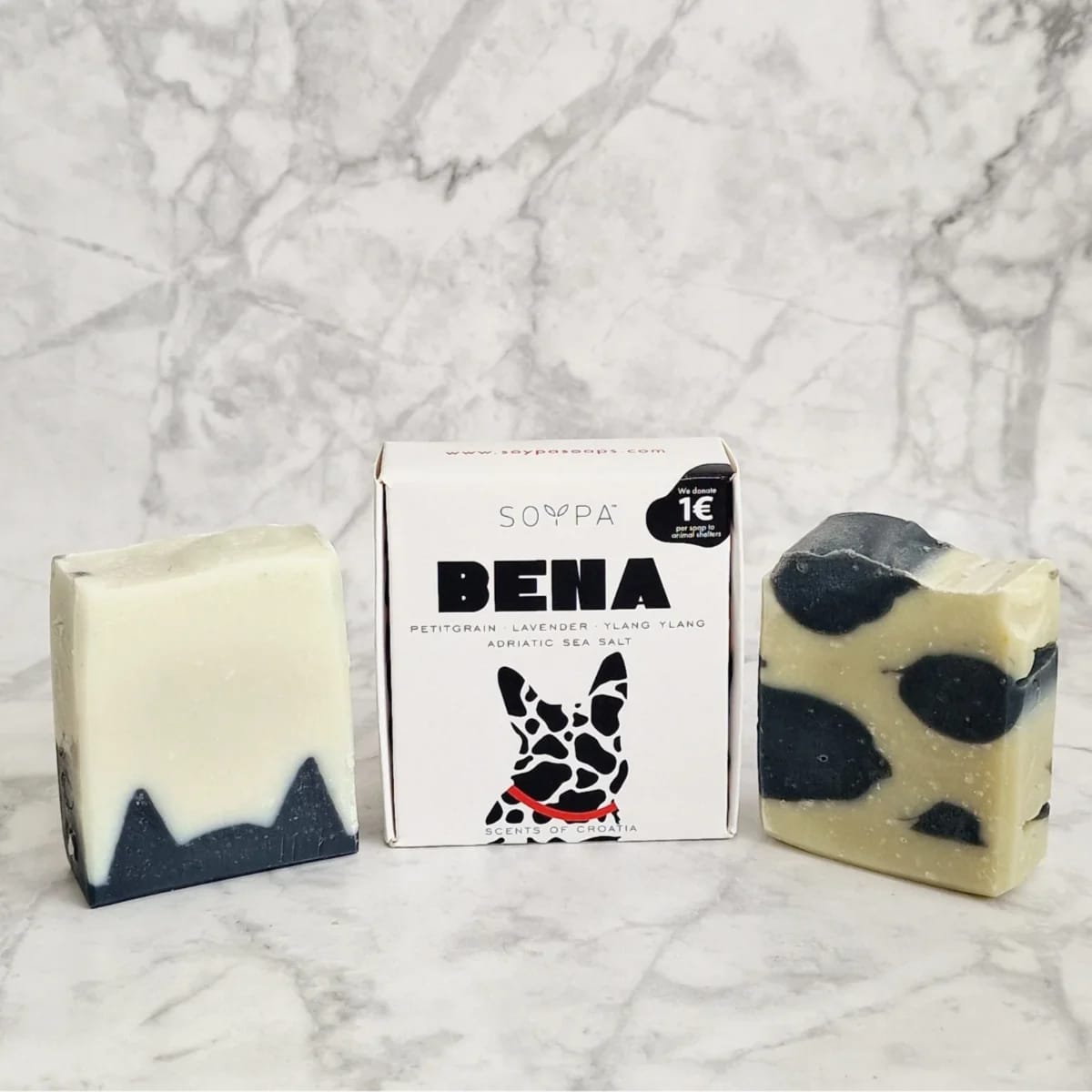 Soypa Bena Handgemaakte Zeep | Petitgrain, Lavender, Ylang Ylang