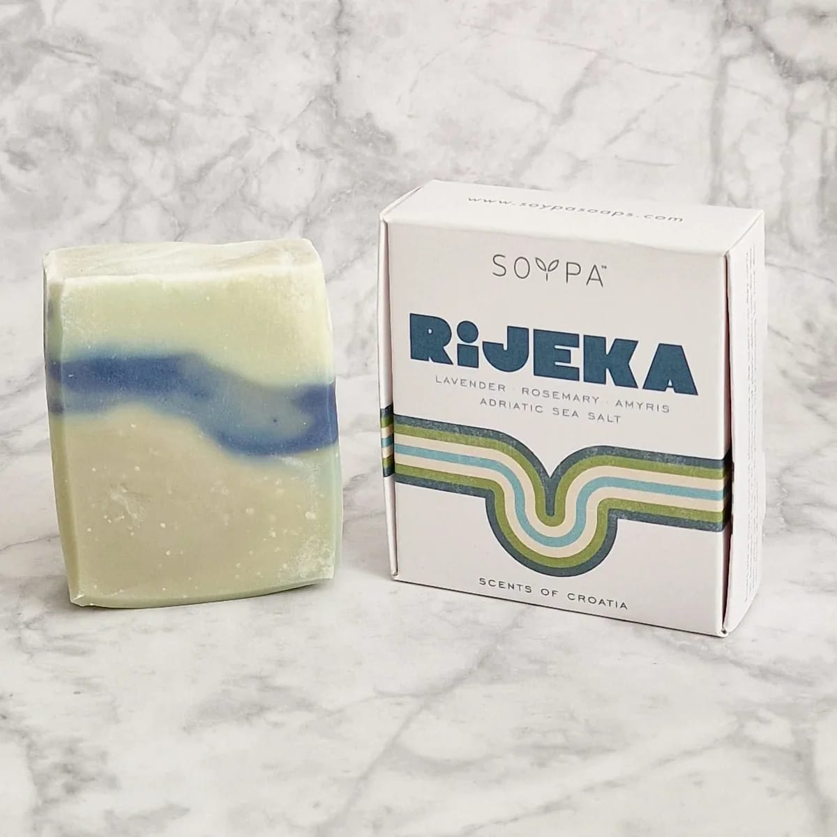 Soypa Rijeka Handgemaakte Zeep | Lavendel, Rozemarijn, Amyris