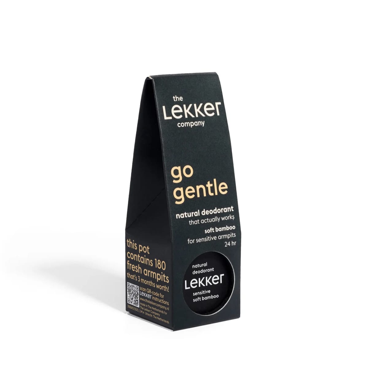 The Lekker Company Sensitive Soft Bamboo Deodorant afbeelding 1
