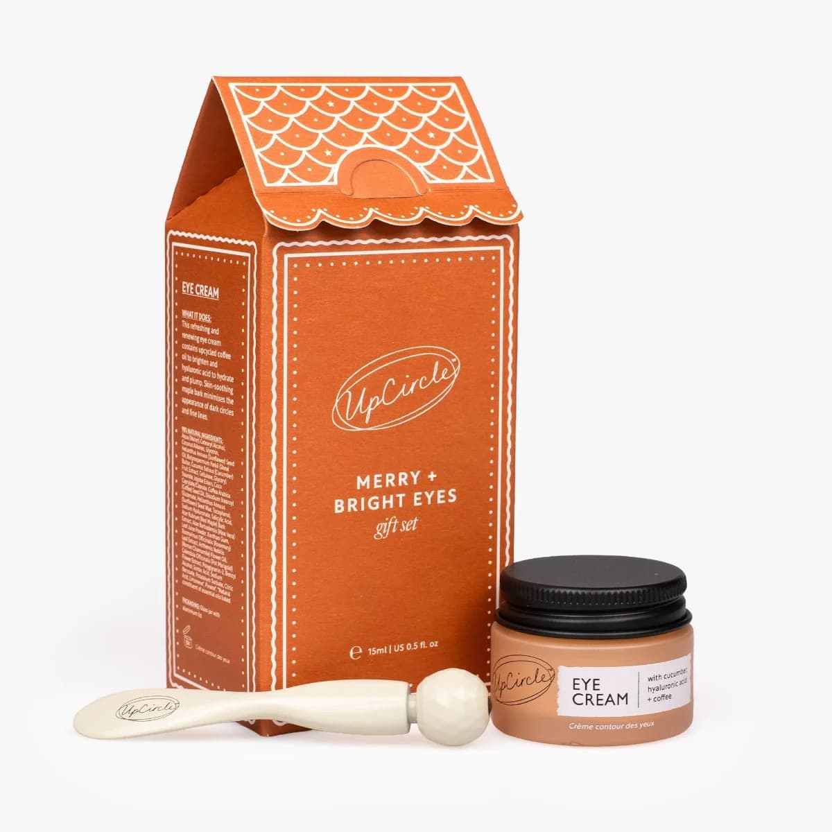UpCircle Cadeauset Merry Bright Eyes Peperkoekhuisje