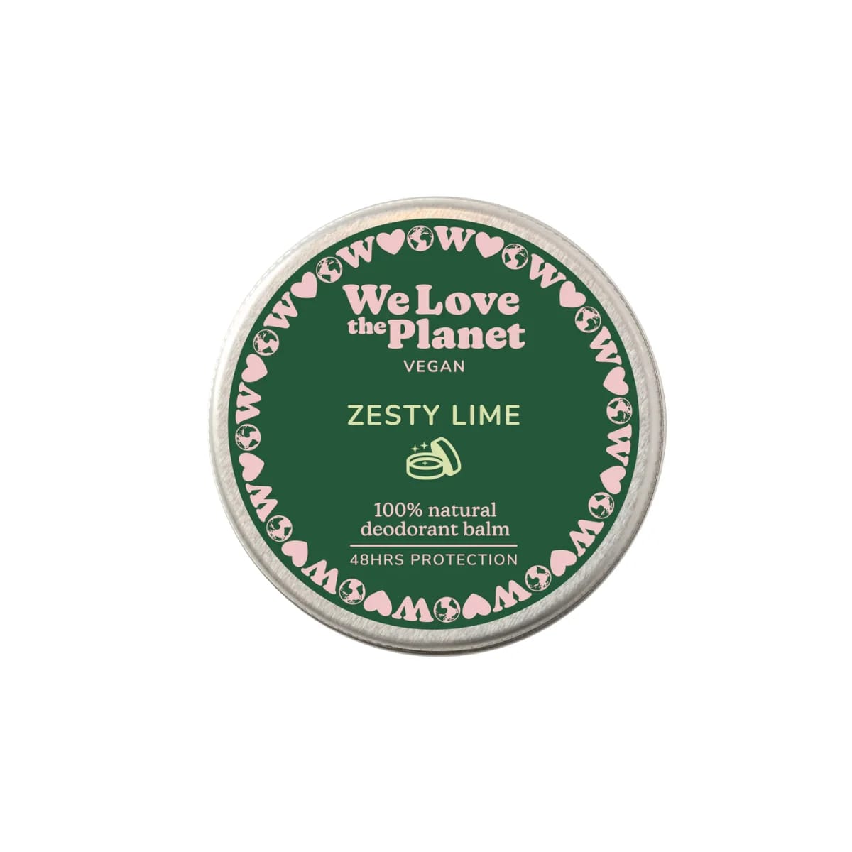 We Love the Planet Zesty Lime Vegan Deodorant Balm