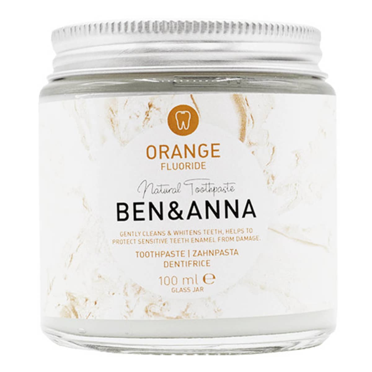 Ben & Anna Tandpasta Orange met Fluoride afbeelding 1