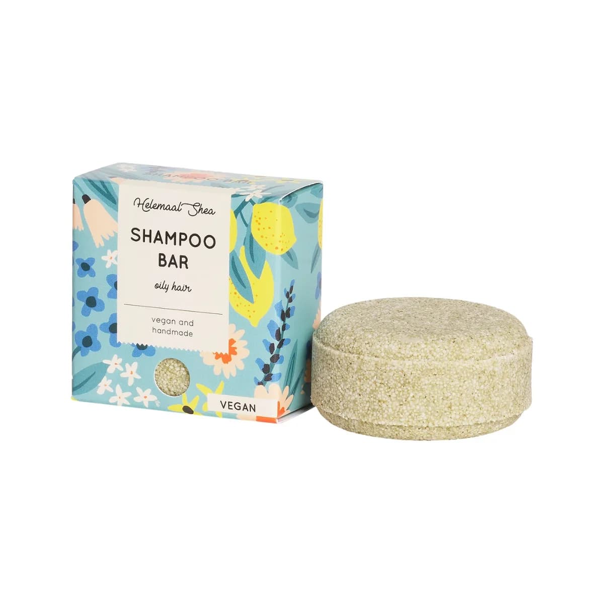 HelemaalShea Shampoo Bar voor Vet Haar | Groene Klei & Munt