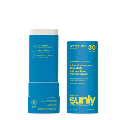 Attitude - Sunly Zonnebrand Stick Gezicht Kinderen SPF30 Parfumvrij