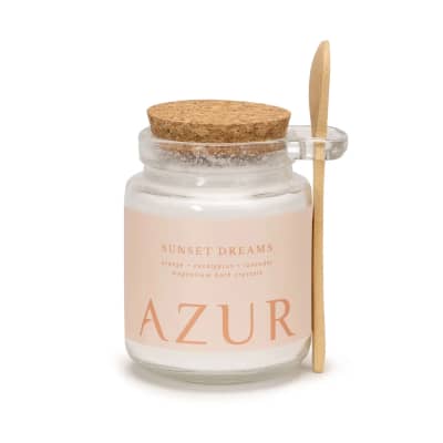 Azur Natural Bodycare - Badzout Sunset Dreams gemaakt van puur magnesiumzout