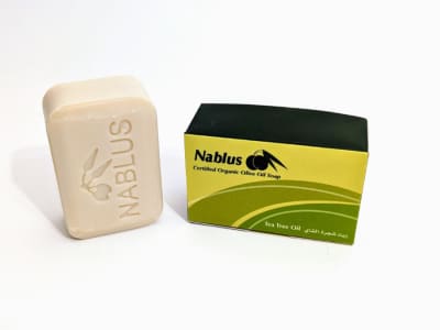 Nablus Soap Company - Olijfoliezeep Theeboomolie | Tea Tree Olie