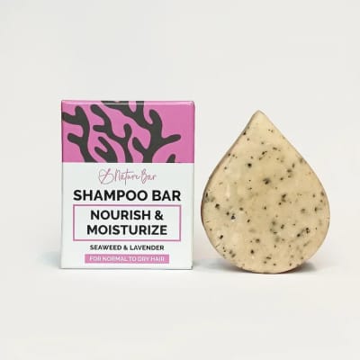 Nature Bar - Shampoo Bar Voedt & Herstel met Zeewier & Lavendel | Normaal tot droog haar