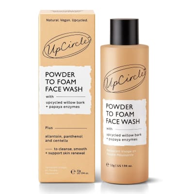UpCircle - Powder To Foam Face Wash with Upcycled Willow Bark + Papaya Enzymes