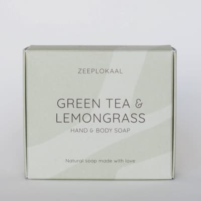 Zeeplokaal - Groene Thee & Citroengras Zeep
