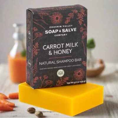 Chagrin Valley - Carrot Milk & Honey Shampoo Bar