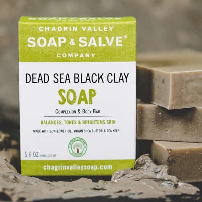 Chagrin Valley - Dead Sea Black Clay Soap