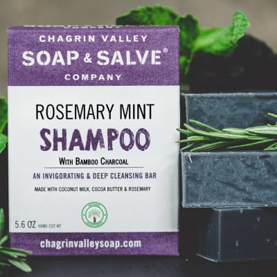 Chagrin Valley - Rosemary Mint Charcoal Shampoo Bar