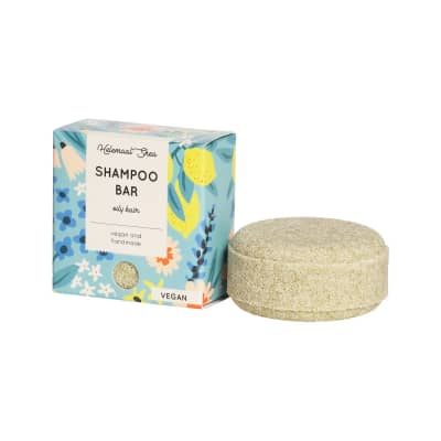 HelemaalShea - Shampoo Bar voor Vet Haar | Groene Klei & Munt