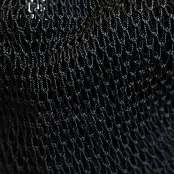 Africanfabs Afrikaanse Net Sponge Zwart