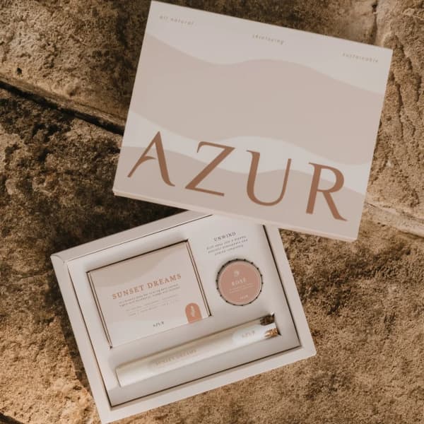 Azur Natural Bodycare Unwind Gift Set met Sunset Dreams
