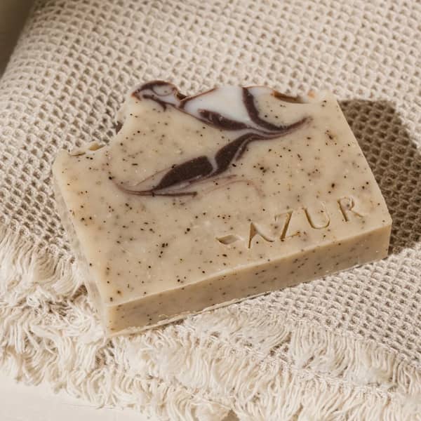 Azur Natural Bodycare Coffee Comfort Zeep Bar