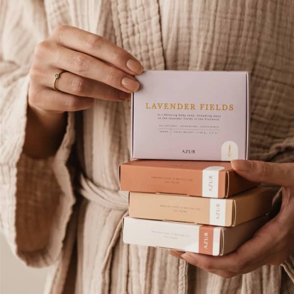 Azur Natural Bodycare Lavender Fields Zeep Bar
