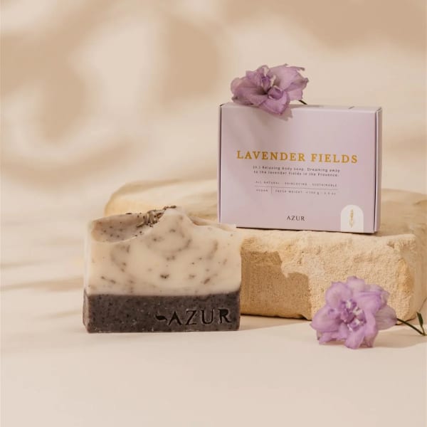 Azur Natural Bodycare Lavender Fields Zeep Bar
