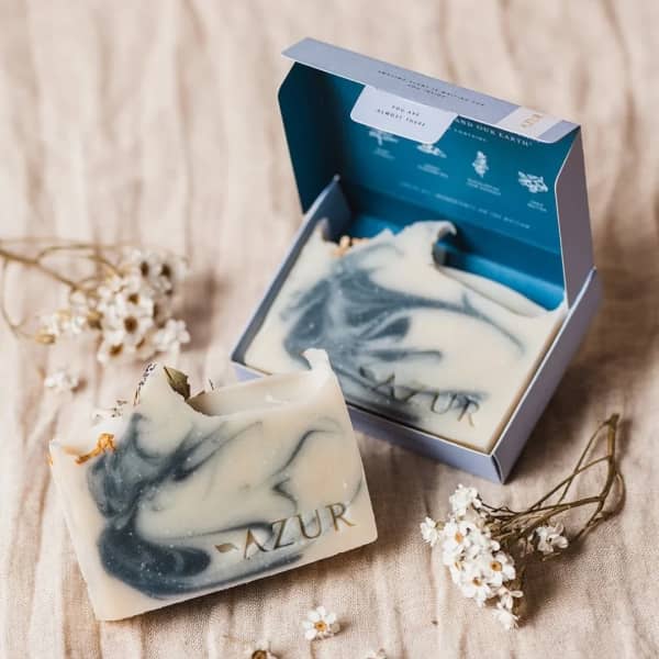 Azur Natural Bodycare Mighty Mint Zeep Bar