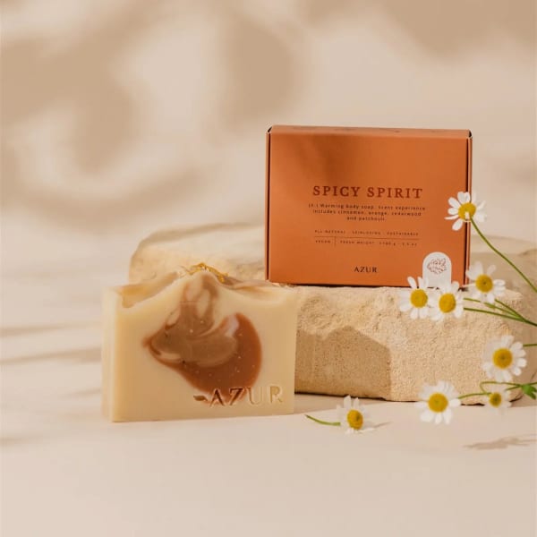Azur Natural Bodycare Spicy Spirit Zeep Bar