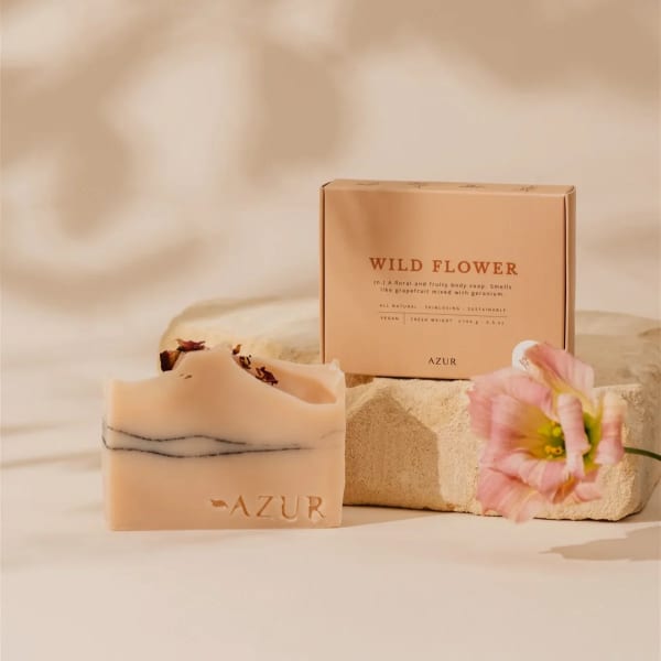 Azur Natural Bodycare Wild Flower Zeep Bar