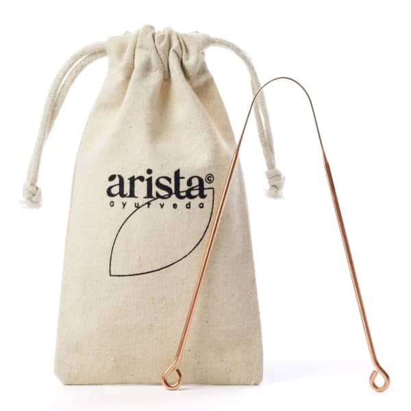 Arista Ayurveda Koperen Tongschraper van Arista Ayurveda (Ayurvedisch Puur Koper)