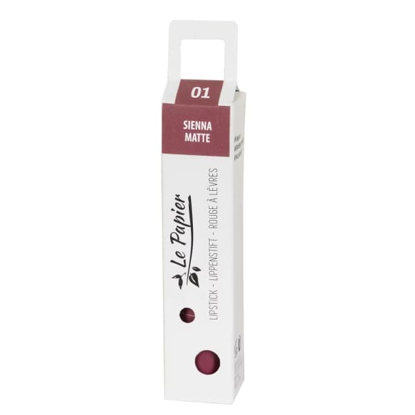 Beauty Made Easy Le Papier Paper tube Lipstick | Sienna 01 Matte