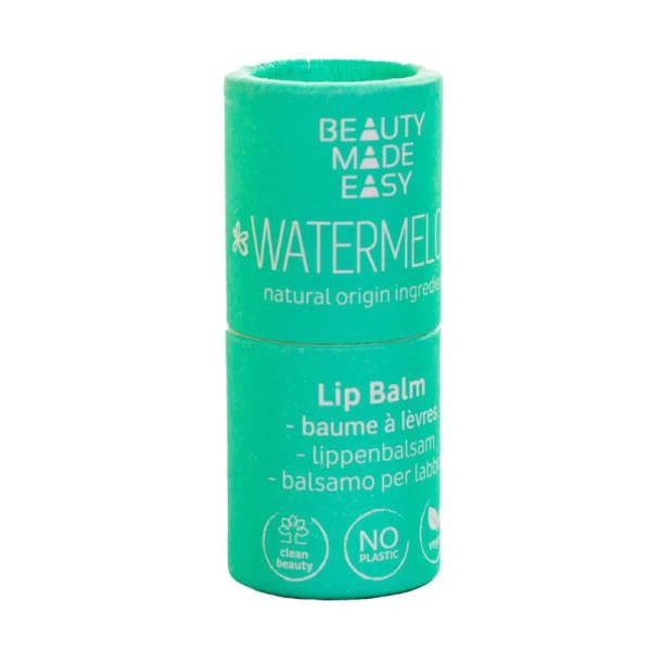 Beauty Made Easy Papertube Vegan Lipbalm Watermelon