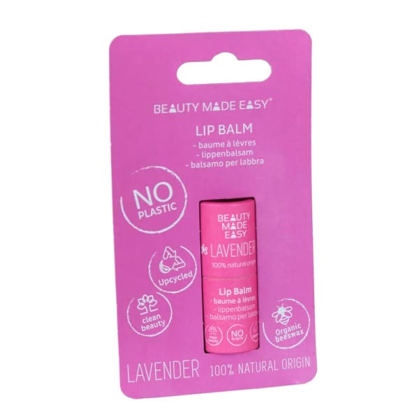 Beauty Made Easy Papertube Lipbalm Lavender