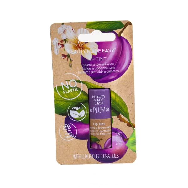 Beauty Made Easy Papertube Vegan Tinted Lip Balm Pruim