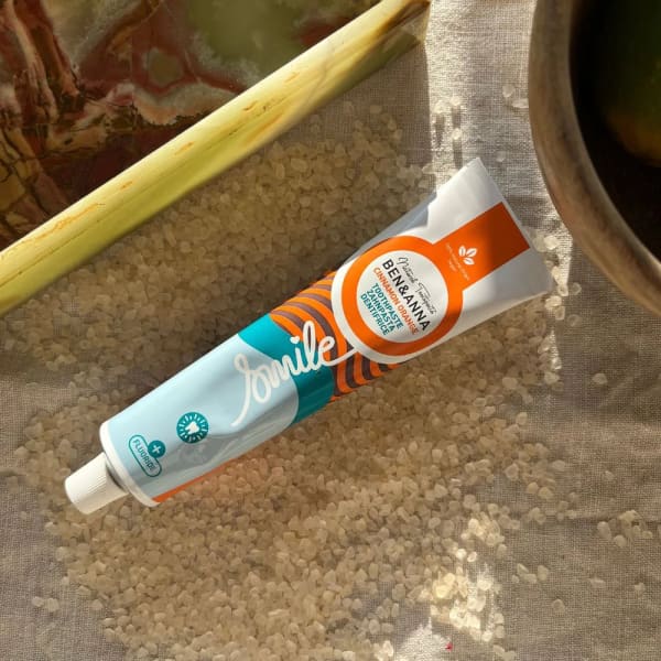 Ben & Anna Tandpasta Smile met Fluoride Cinnamon Orange