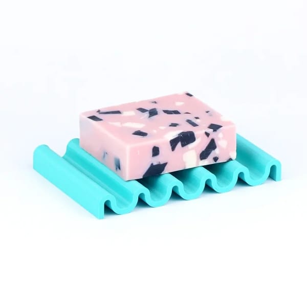 Coudre Berlin Zeepbakje van gerecycled PET | Caribisch Turquoise Golf