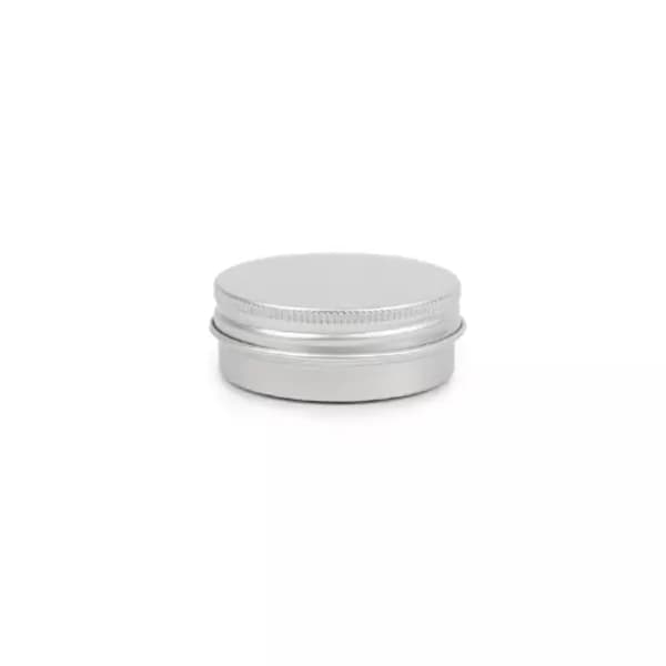 Eigen merk Aluminium blikje met deksel 30 ml