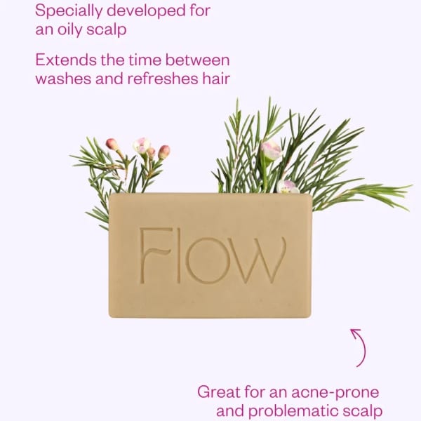 Flow Cosmetics Shampoo bar Tea Tree voor een vettige hoofdhuid